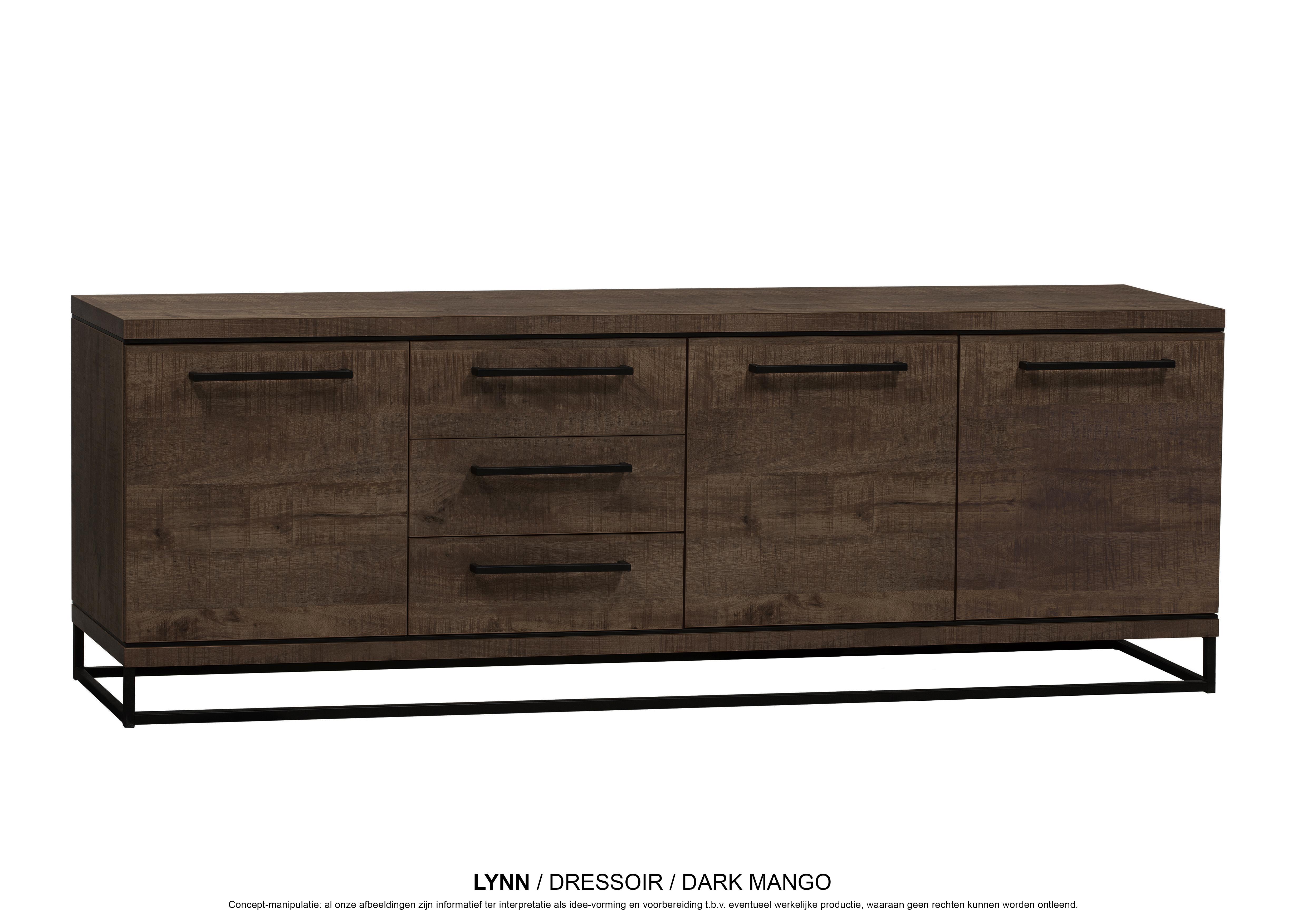 dressoir Lynn groot dark mango