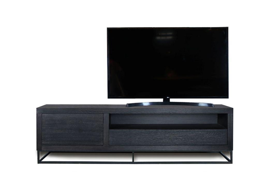Type-XI Marque Tv Dressoir 180 Op stalen rek met Tv2